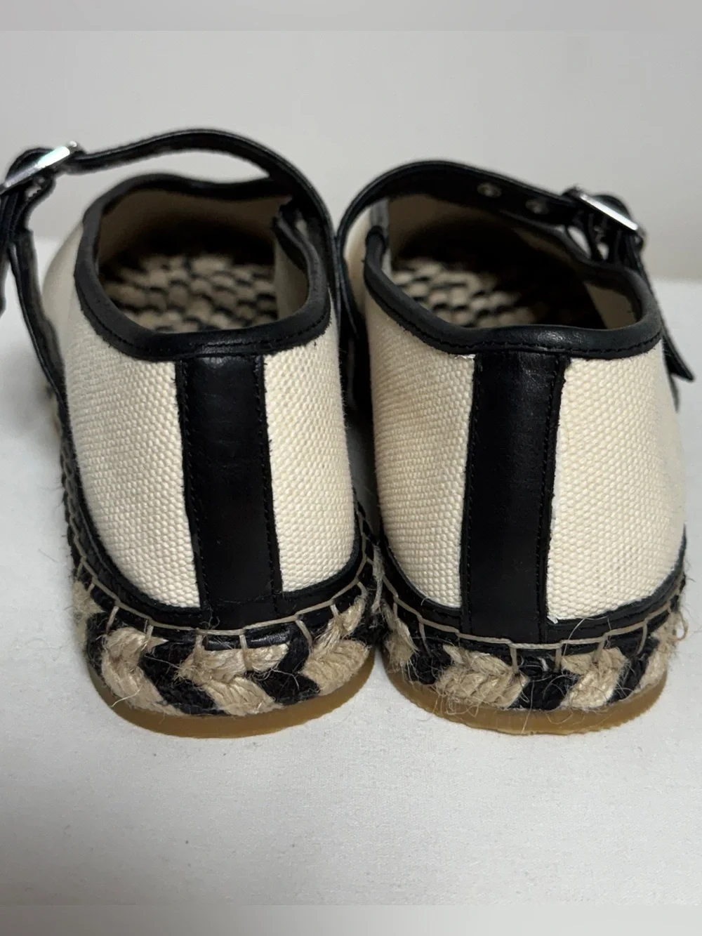 Madewell The Remy Natural Beige Mary Jane Espadrille Flats